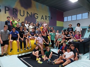 Funsport in der Trampolinhalle “Sprungart”